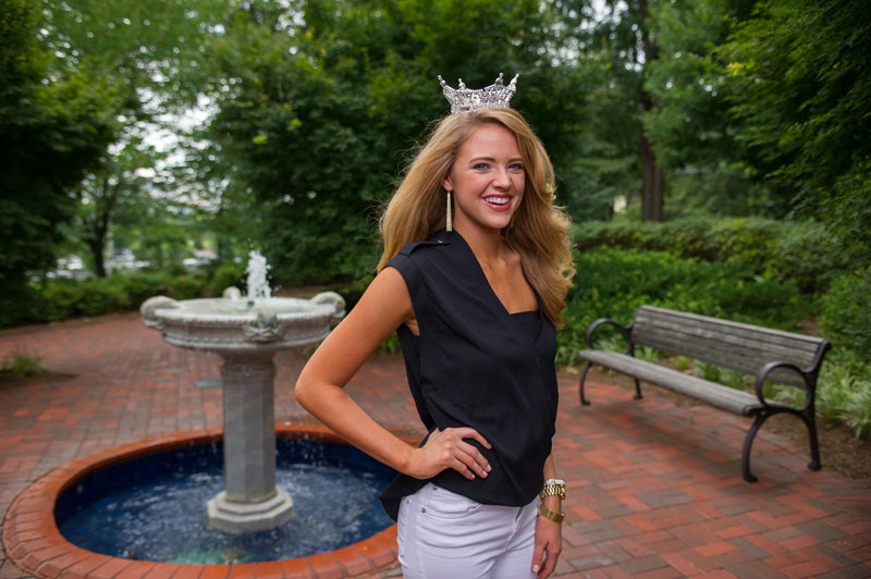 Georgia Tech senior Maggie Bridges is preparing for the Miss America Pageant to be held on September 14th.