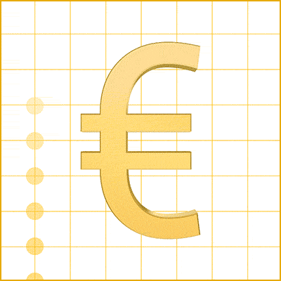 graphic - euro dollar sign
