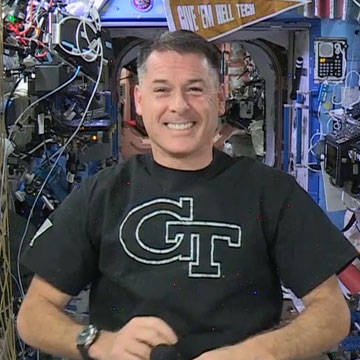Shane Kimbrough aboard the ISS