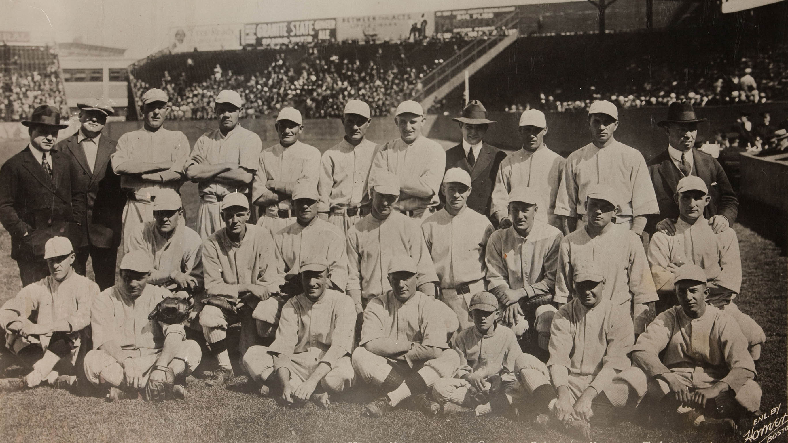 In 1918, war and a flu pandemic upended the world of sports. While the war forced the World Series between the Chicago Cubs and the Boston Red Sox, pictured, to be moved from October to September, the event itself likely helped spread the disease throughout the city of Boston, according to Johnny Smith, associate professor in the School of History and Sociology. He has co-authored a new book on the era called "War Fever"