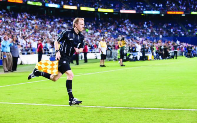 Corey Rockwell, IE 98, worked as a professional soccer referee for more than 10 years.