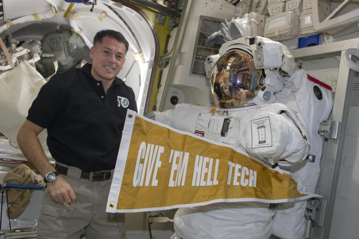 This will be the Georgia Tech graduate's third trip to space.
