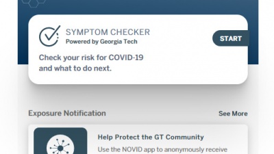 COVID Central is a web app to help students, faculty, and staff check for symptoms of Covid-19, access links to important campus coronavirus resources – including the NOVID exposure app – and track infection reports in the campus community.
