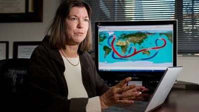 Judith “Judy” Curry is a professor and the chair of the School of Earth and Atmospheric Sciences (EAS) in the College of Sciences (CoS). Credit: Rob Felt.