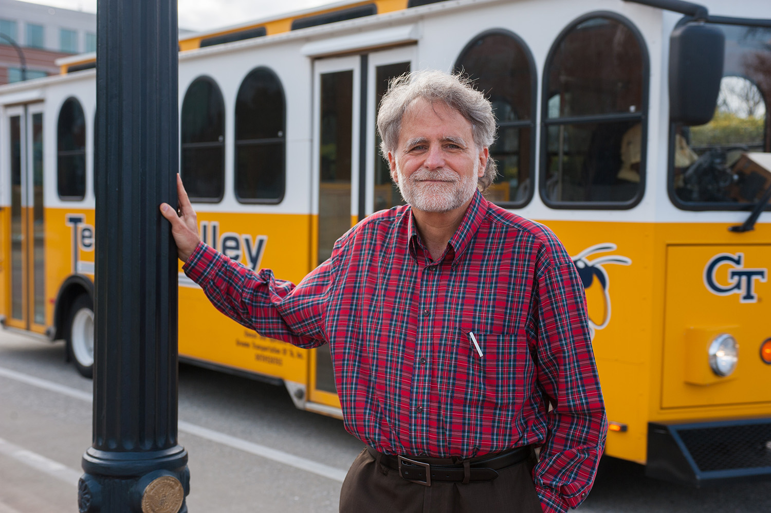 Frank Lamia in Tech Square