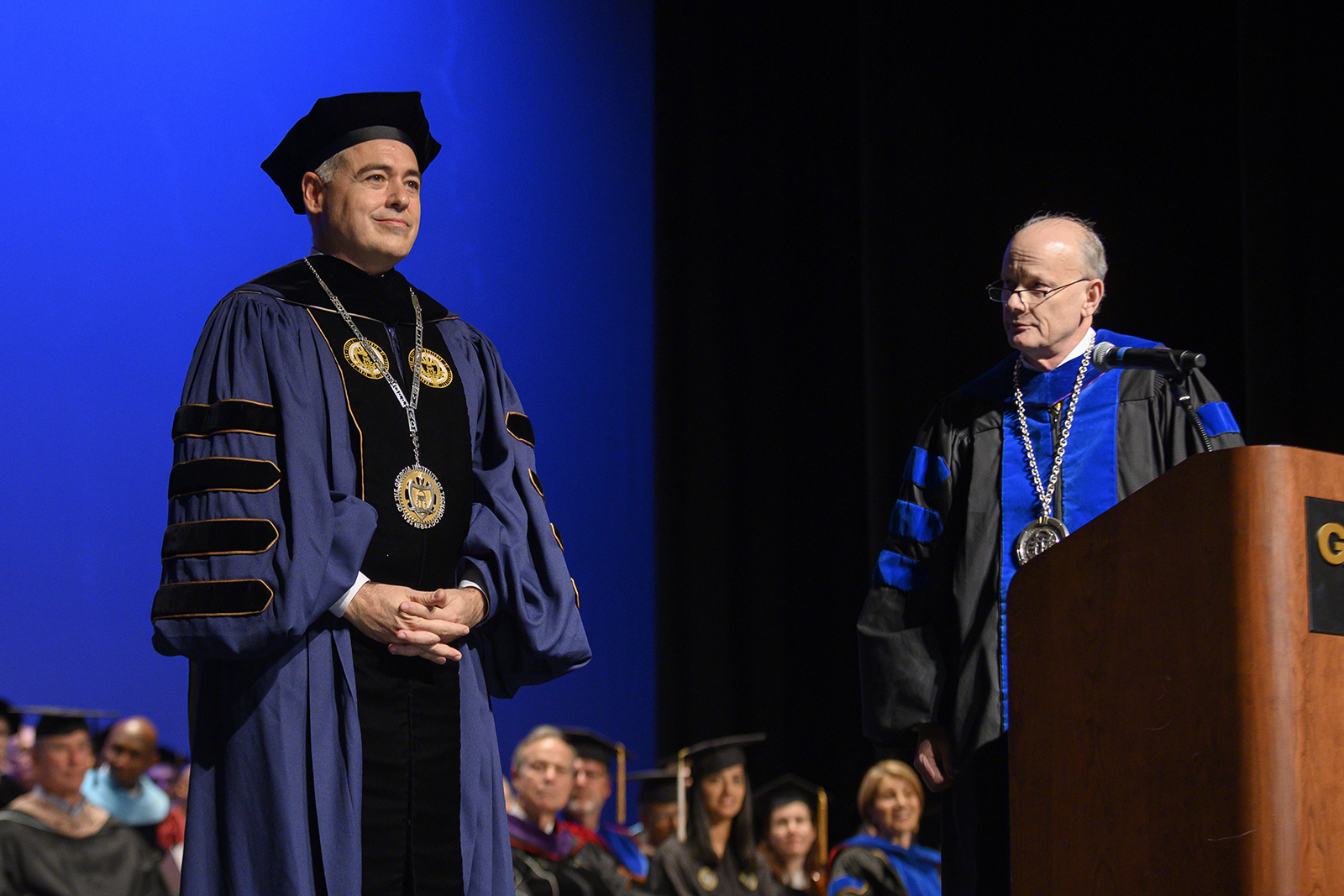 chancellor wrigley does official investiture