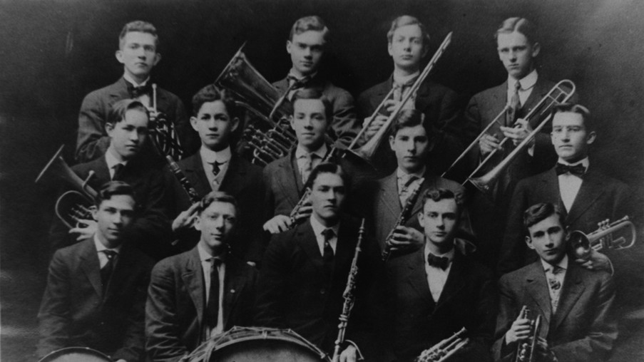 Georgia Tech's first ever band was formed in 1908.