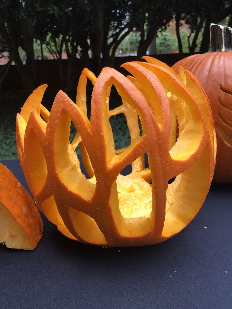 carved pumpkin 2018