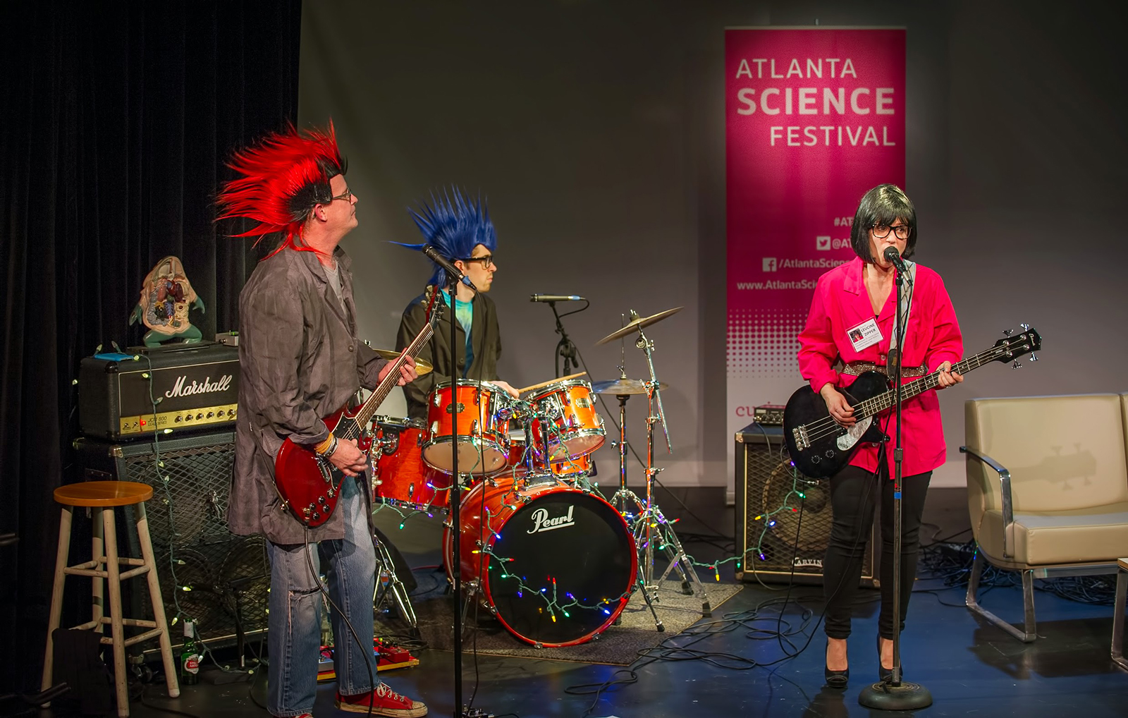 Leucine Zipper and the Zinc Fingers perform at the Atlanta Science Festival