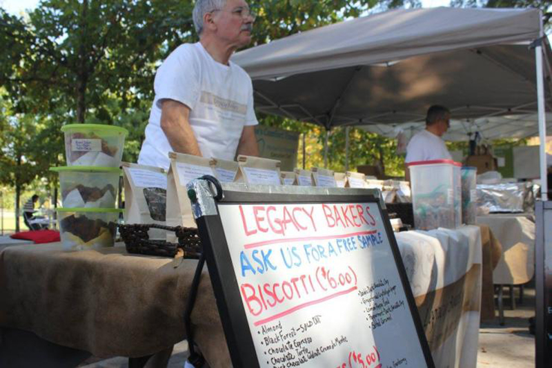 legacy bakers at farmers market