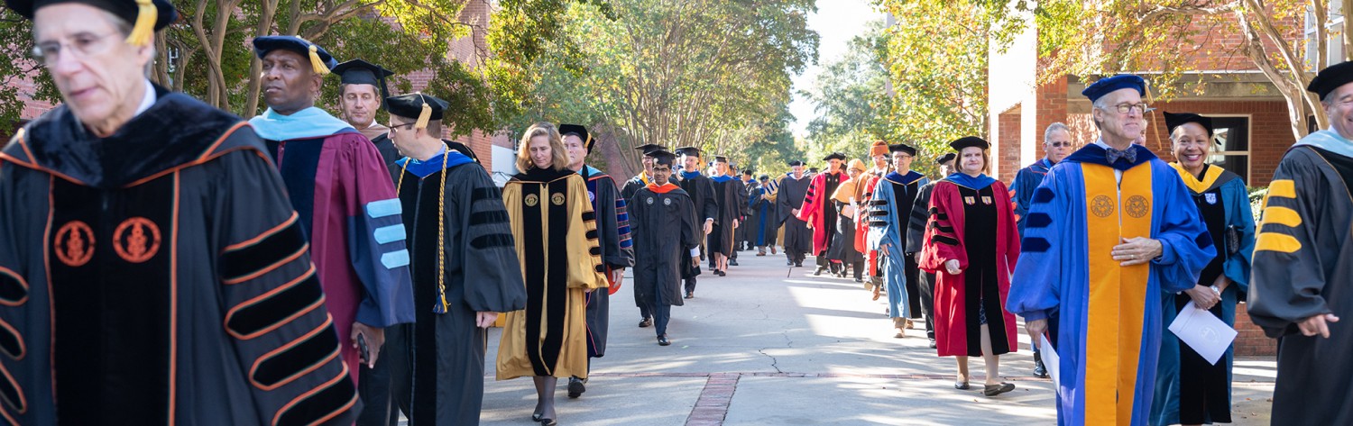 faculty process into investiture