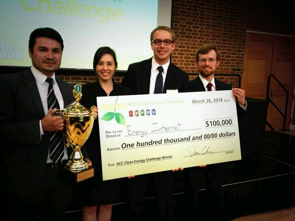 Tech students win the 2014 ACC Clean Energy Challenge