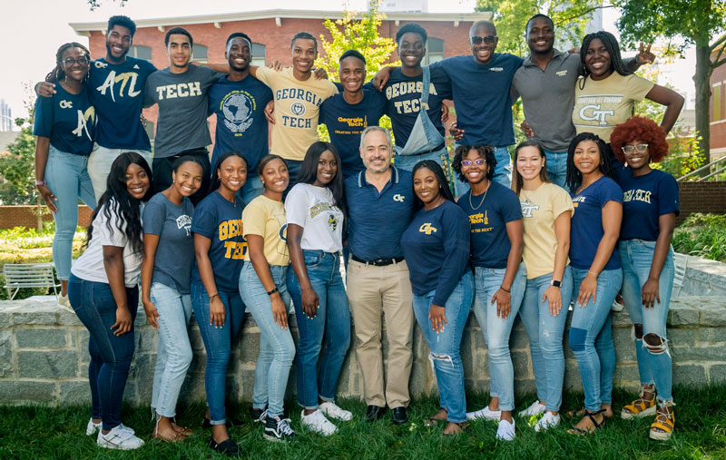 Georgia Tech's Society of Black Engineers with Dr. Cabrera