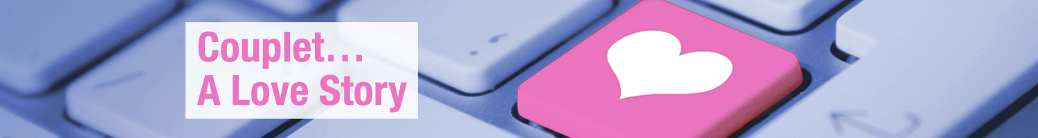 Image of a keyboard that includes a pink heart key