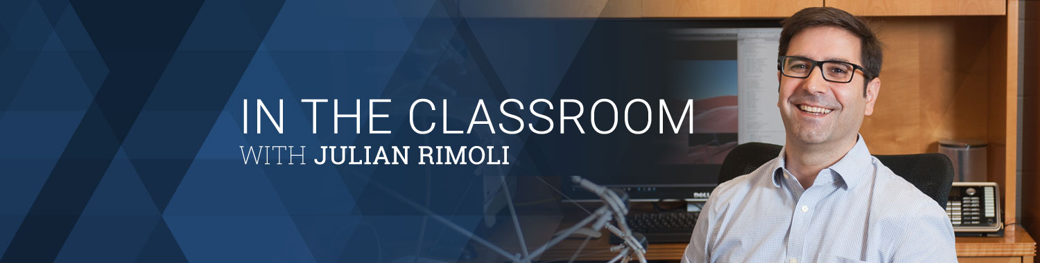 In the Classroom with Julian Rimoli