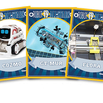 graphics of robot cards