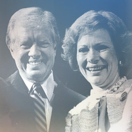 vintage photo of Jimmy and Rosalynn Carter