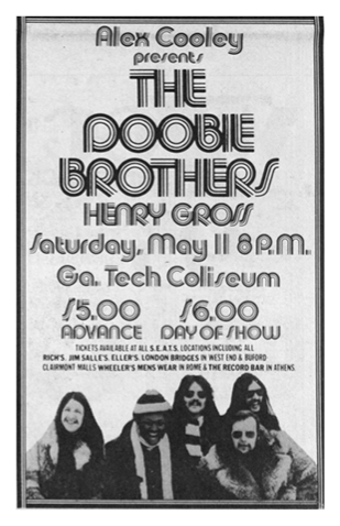 Doobie Brothers concert poster