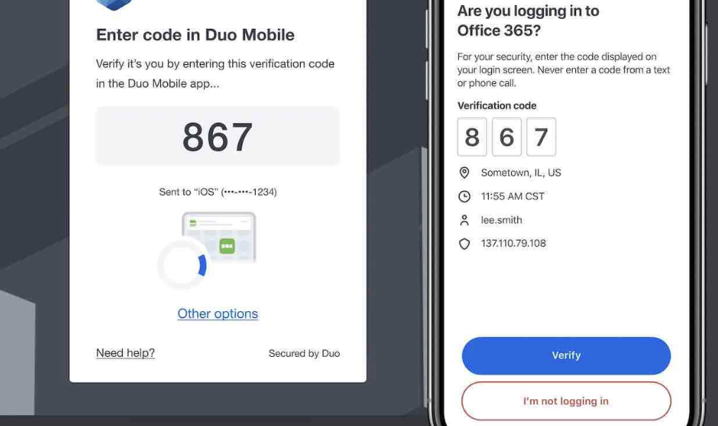 Demonstração verificada do Duo Push Mobile