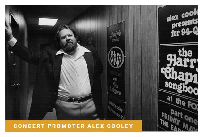 Concert promoter Alex Cooley