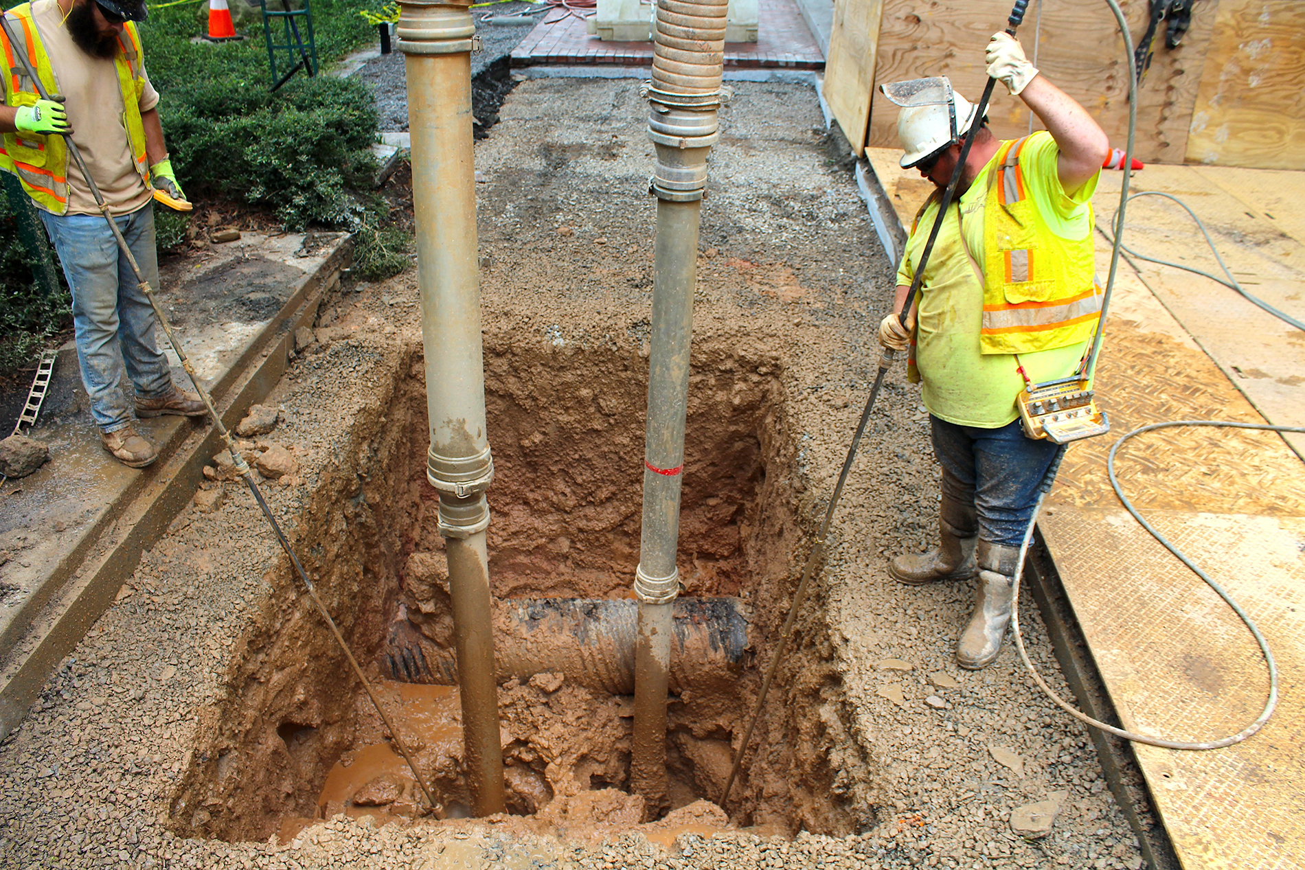 repair work on cherry street