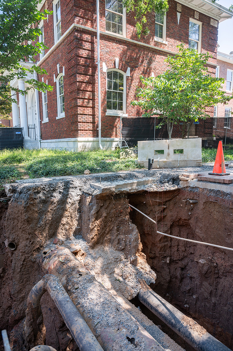 construction in harrison square