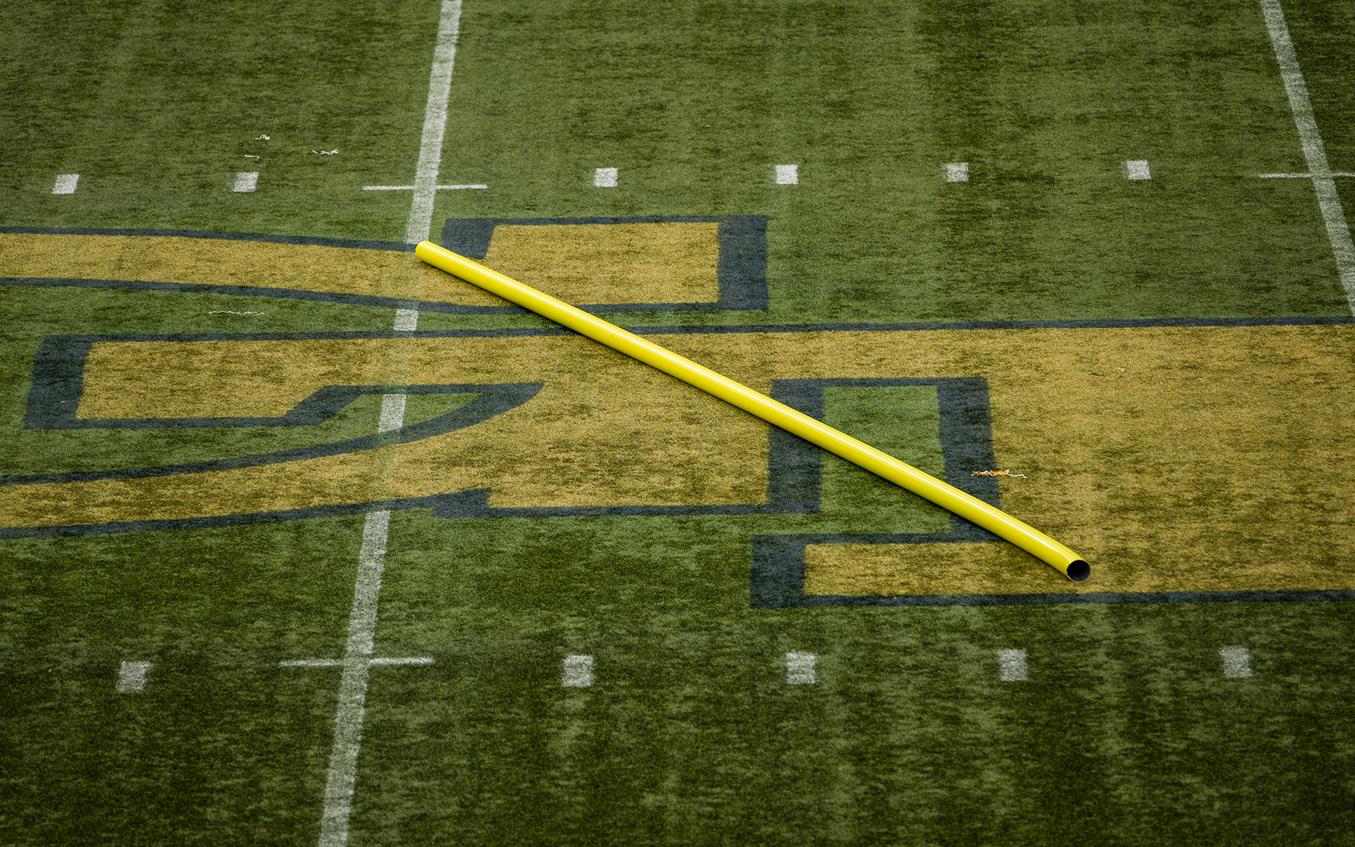 goal post on field