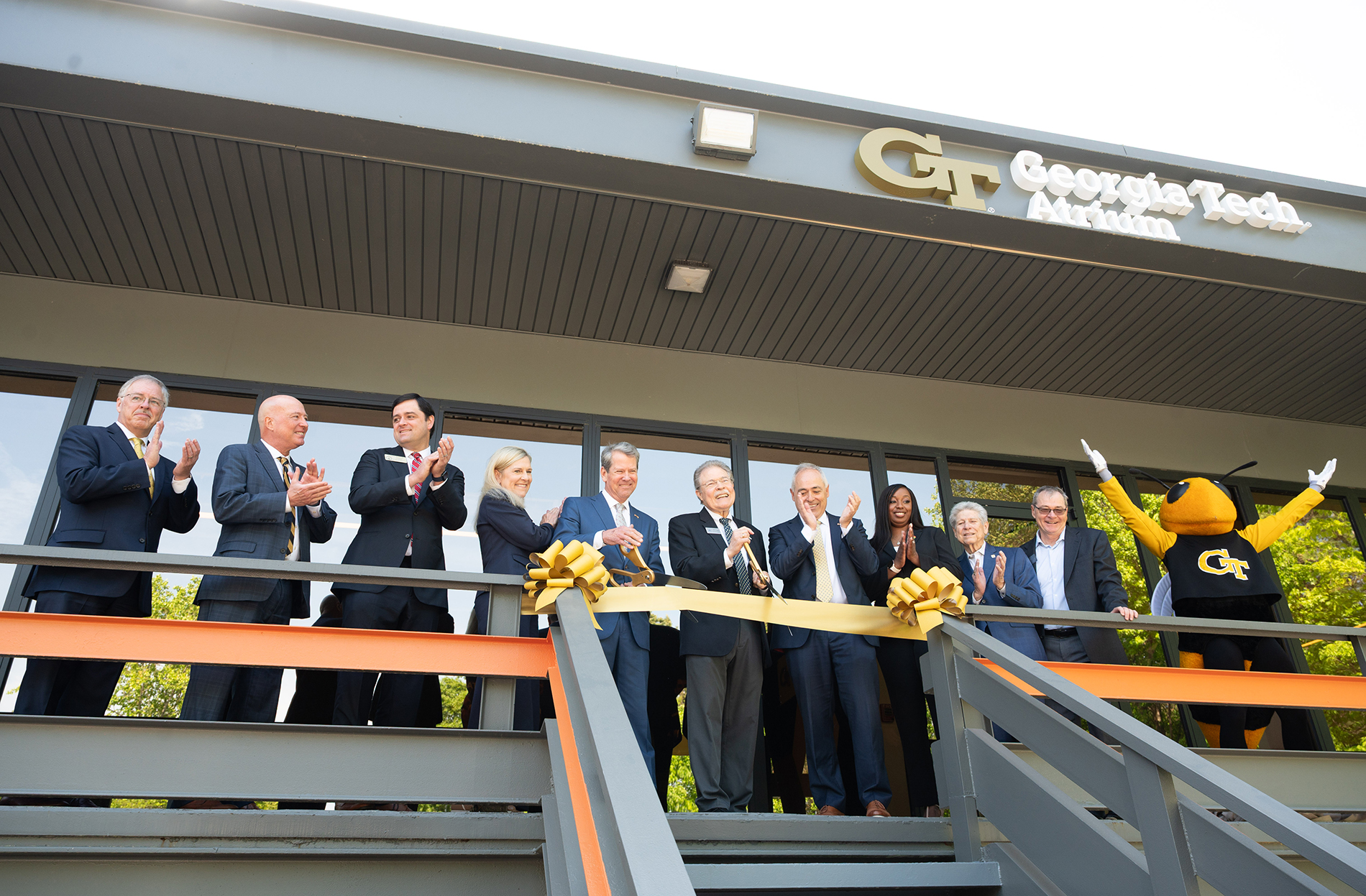 atrium ribbon-cutting