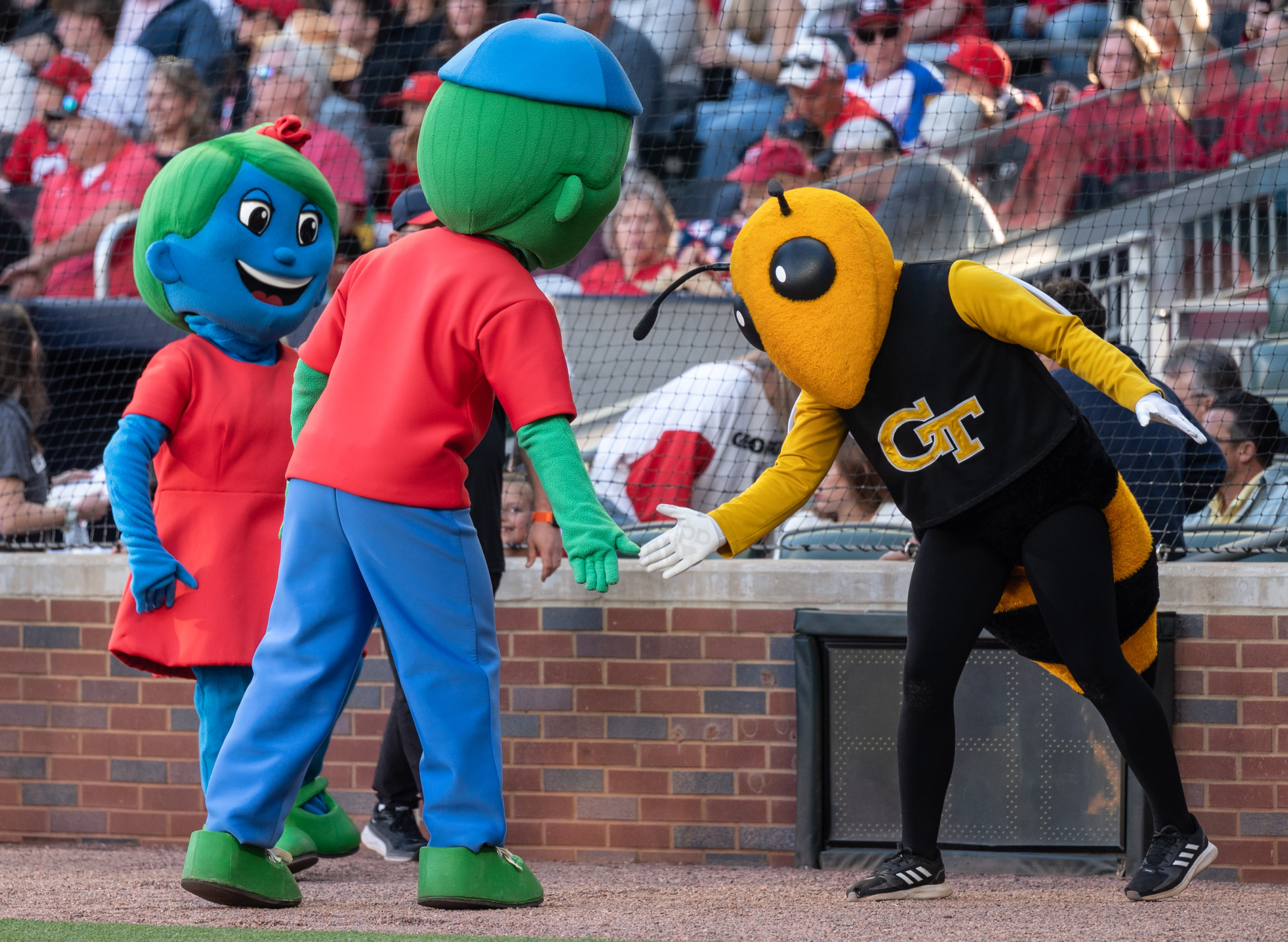 GT vs UGA baseball at truist park