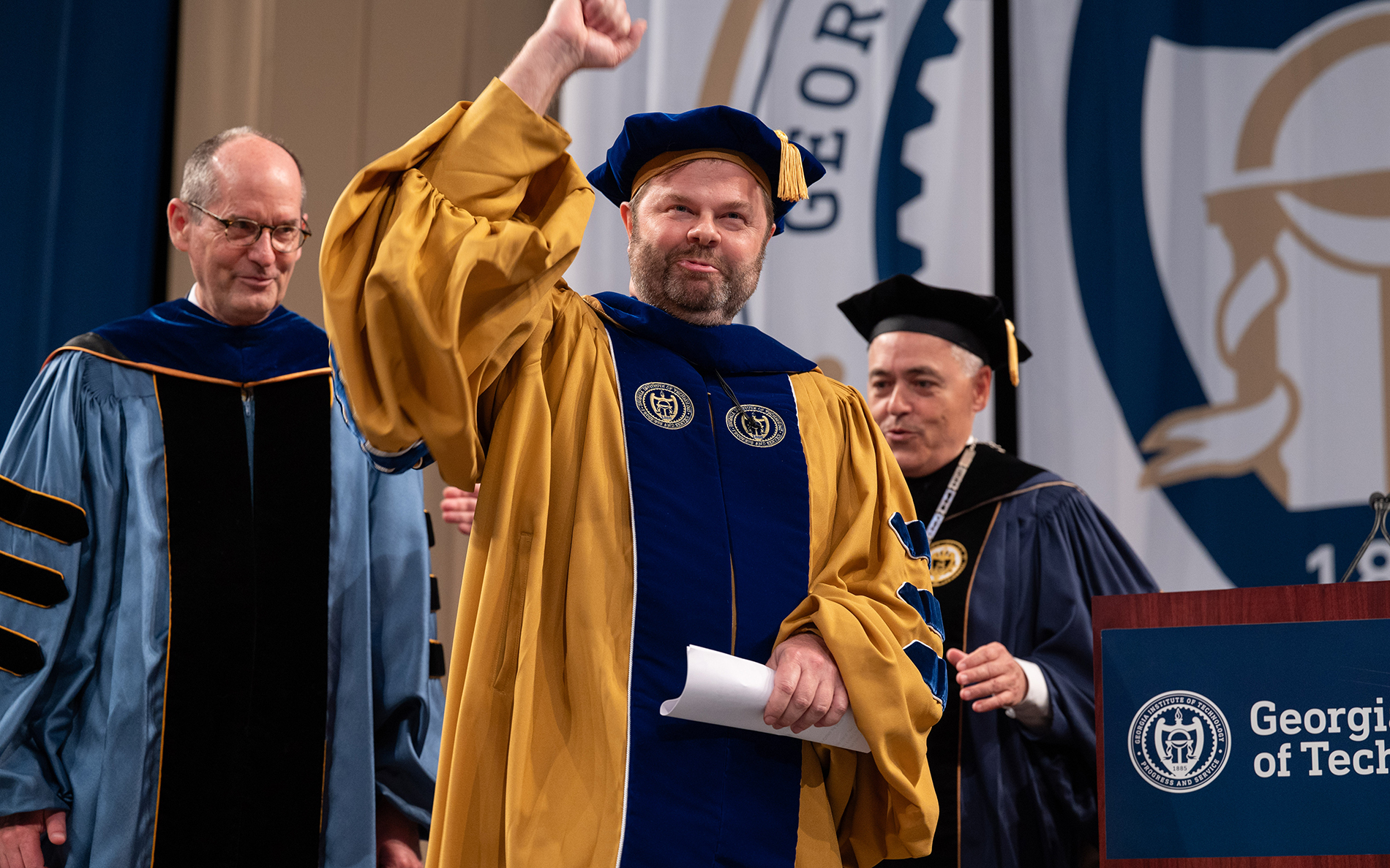 chris klaus receives honorary degree