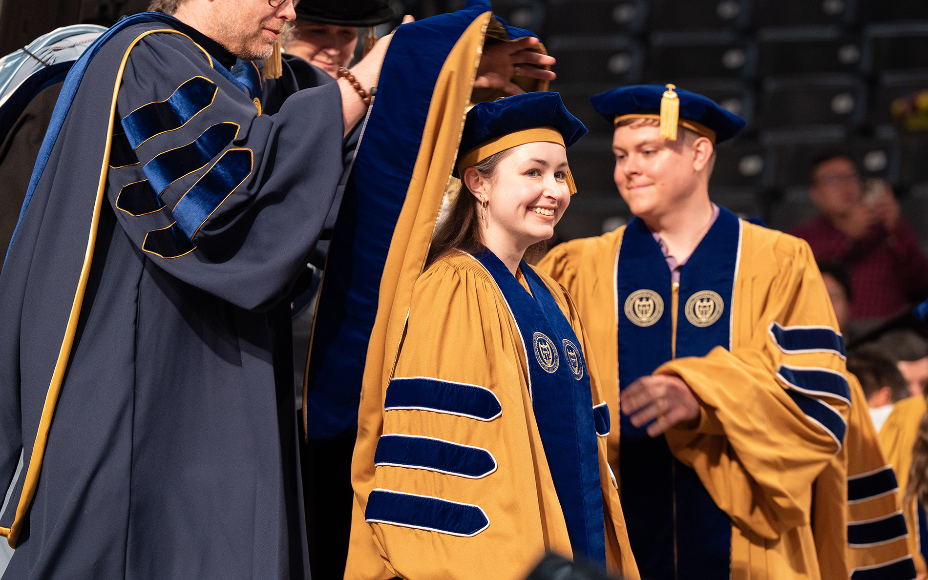 phd graduate at commencement