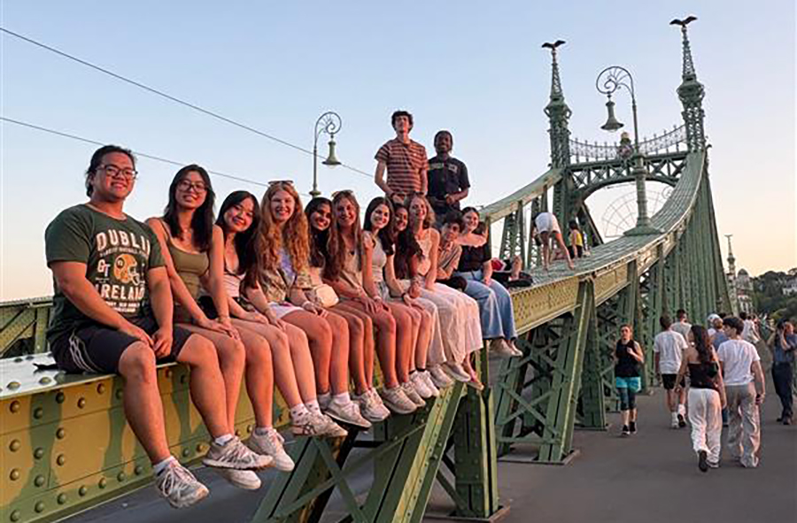 students in budapest