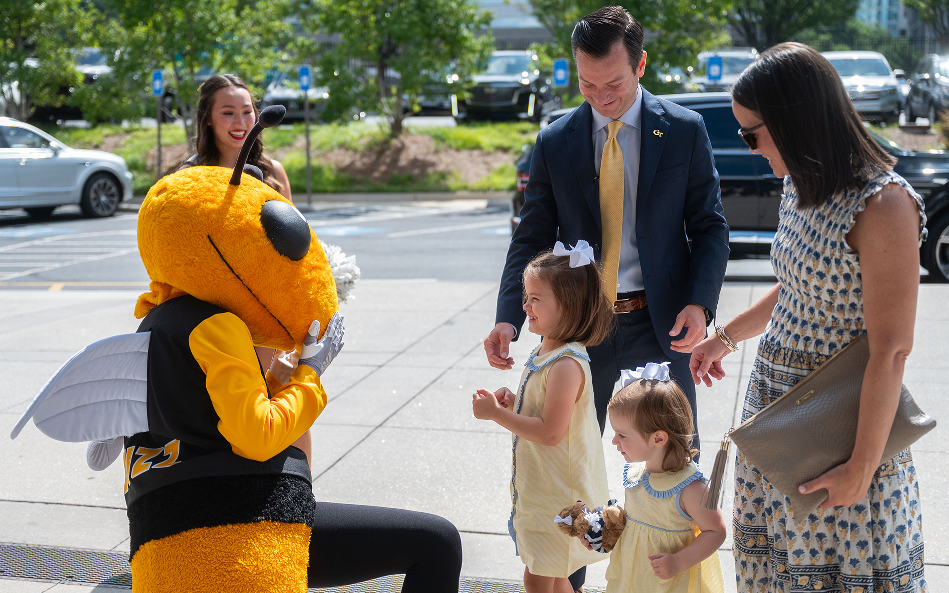 Ryan Alpert and family with Buzz