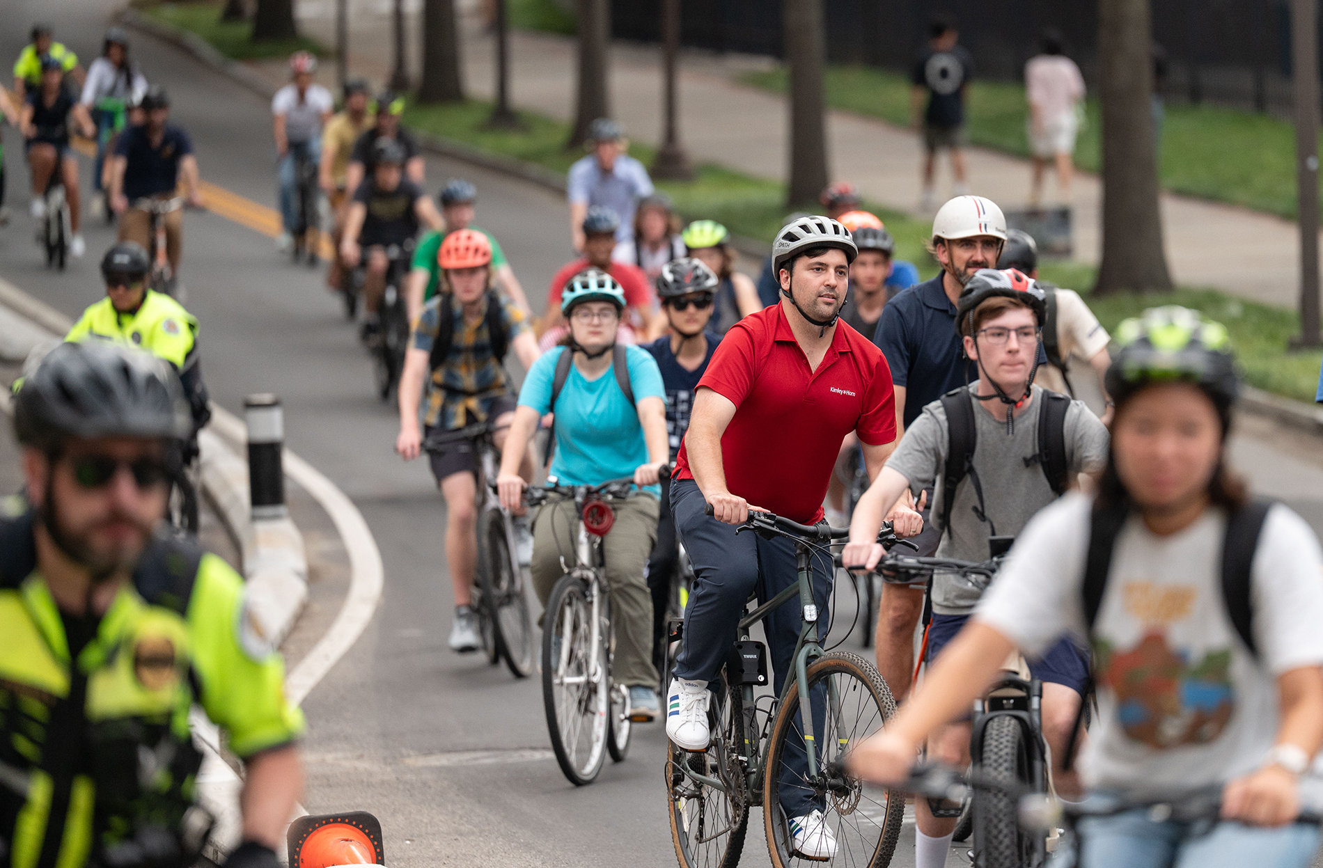 cycle track opening ride