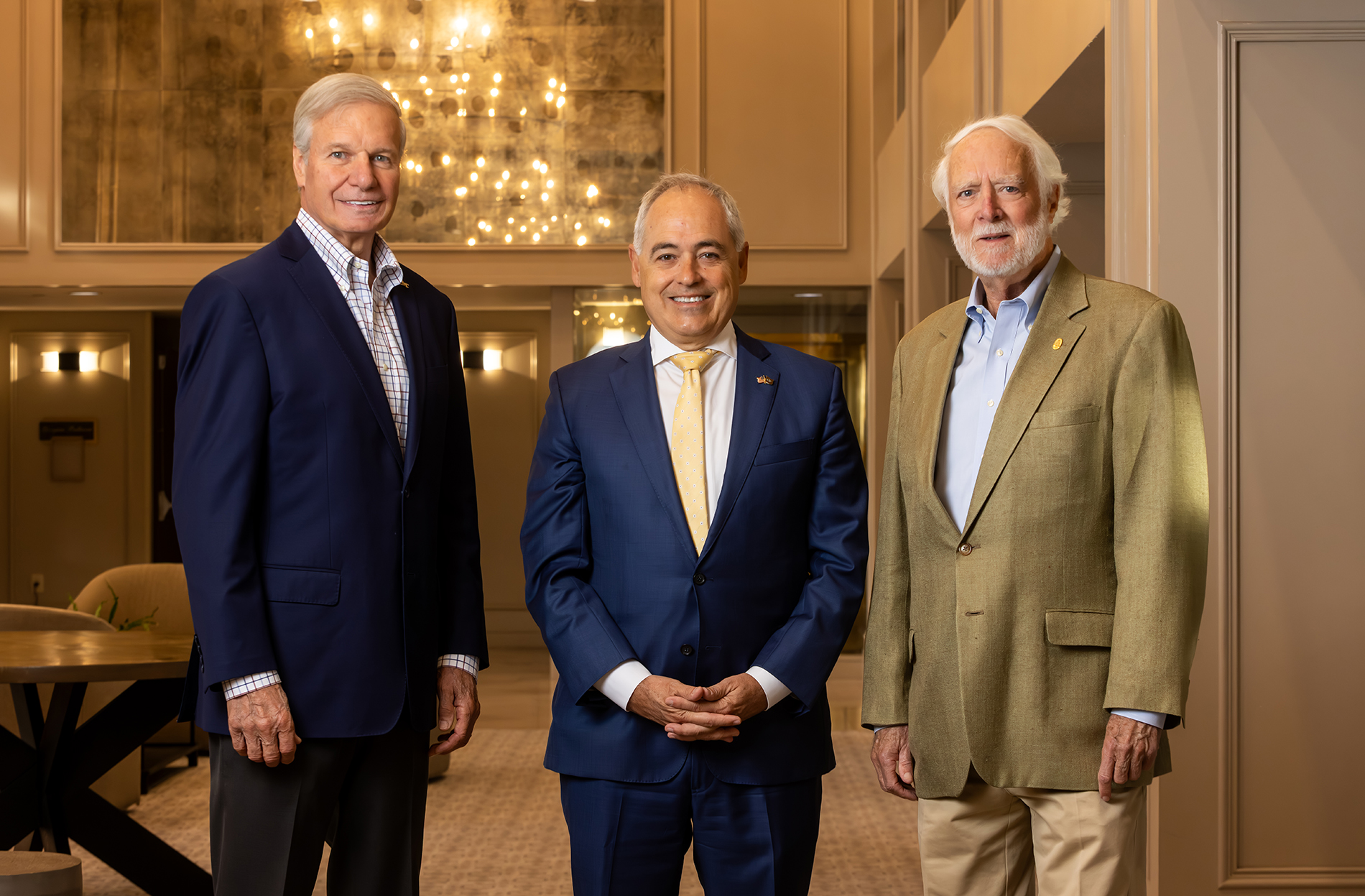 Bud Peterson, Ángel Cabrera, Wayne Clough