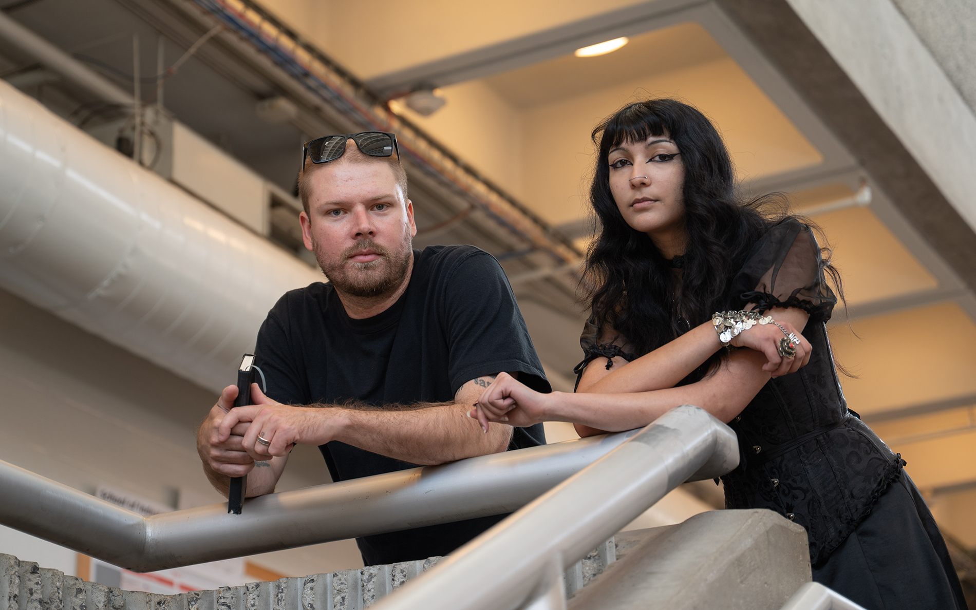 Chaz Clark and Alyaana Zaman