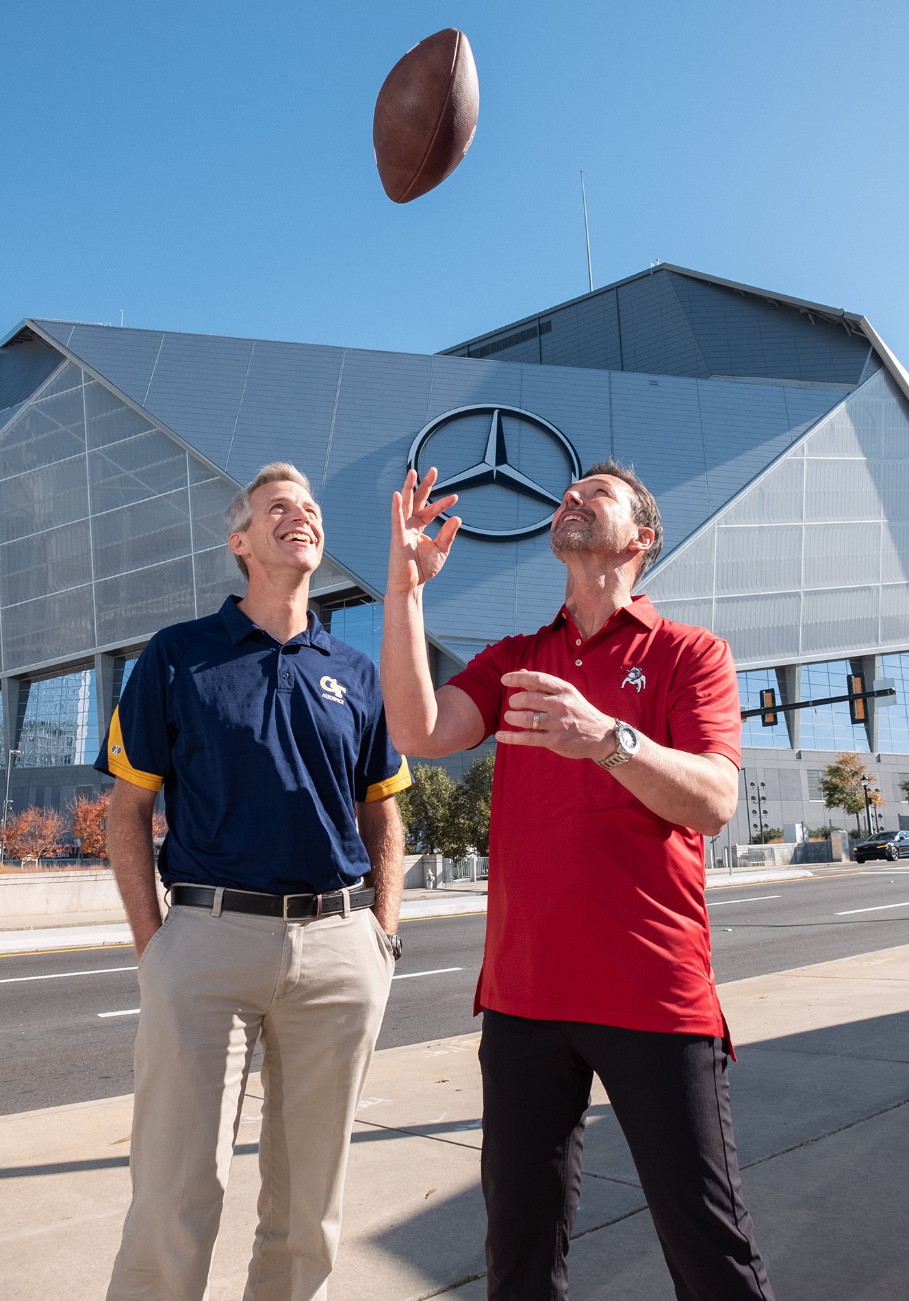 GT and UGA research leaders. Photo by Rob Felt.