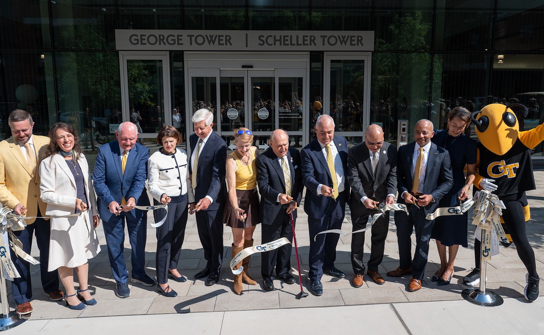 george tower scheller tower dedication