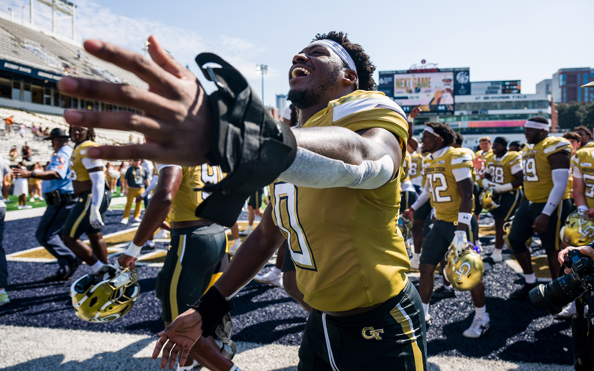 football against mercer