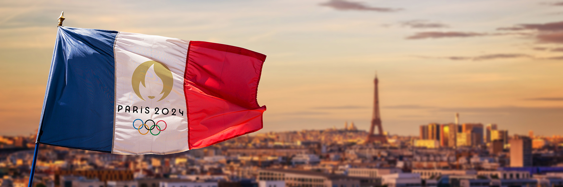 paris olympics flag - image courtesy of getty images