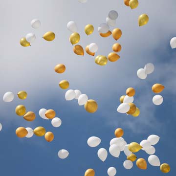 balloons at Commencement