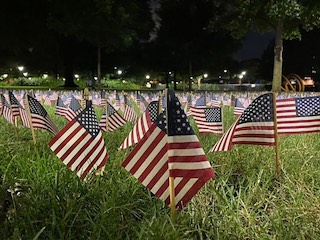 2,977 flags on Tech Lawn for Sept. 11 