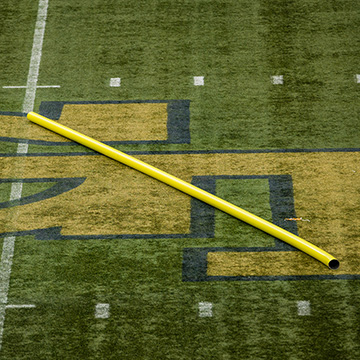 goal post on field