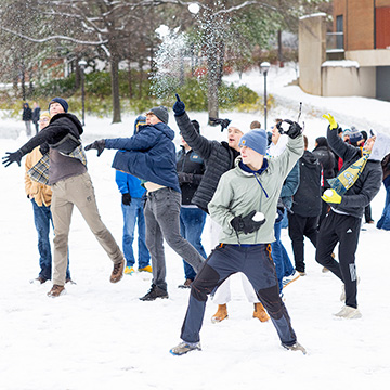 snowball fight