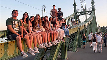 students in budapest