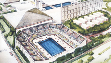 illustration of mcauley aquatic center