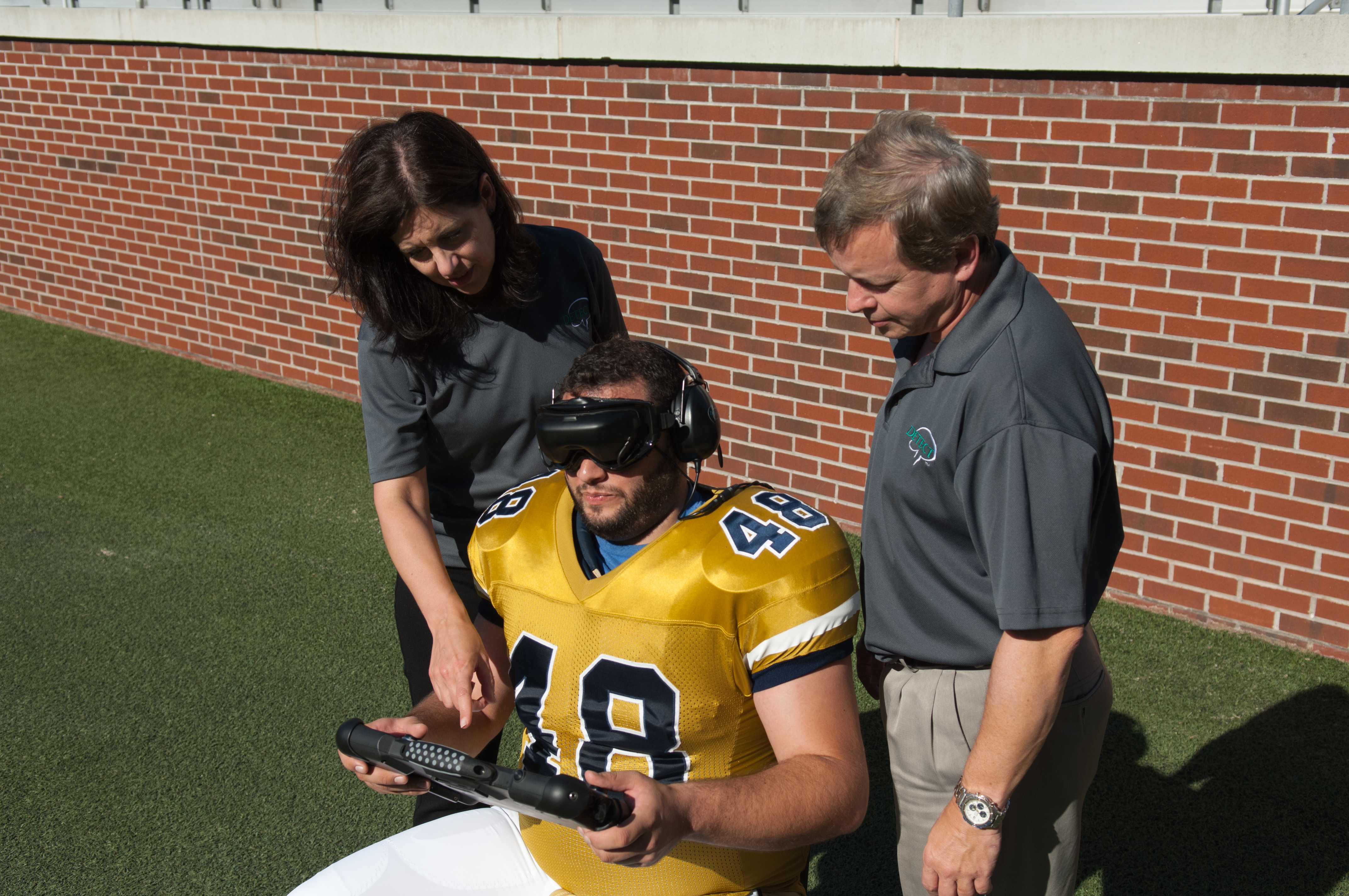 Georgia Tech's Michelle LaPlaca and Emory University's David Wright are part of the team that developed iDETECT, a system designed to improve neurologic assessment following mild traumatic brain injury, such as concussion sustained in athletic events and military conflict.