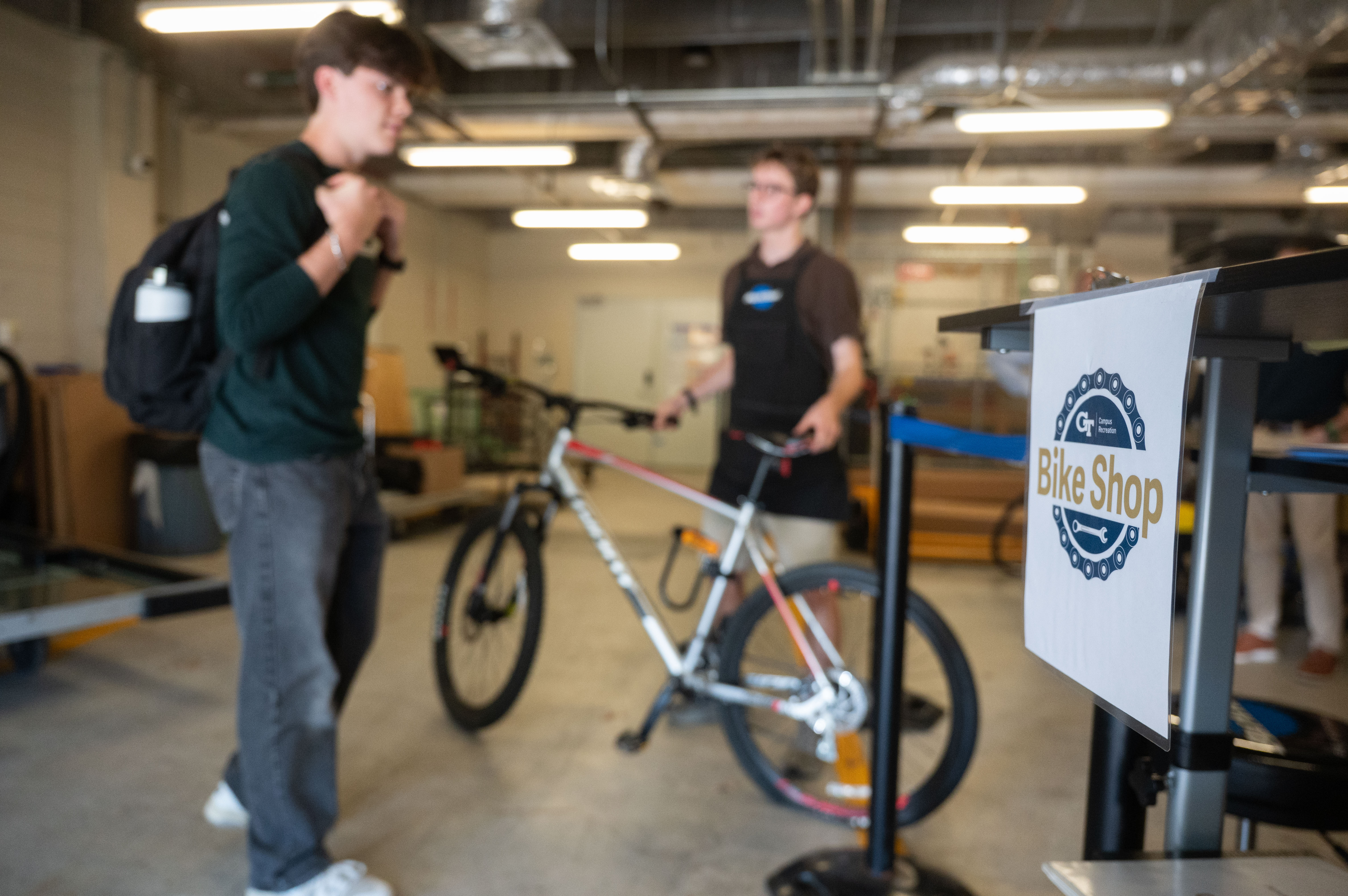 Bike Shop Opens at CRC to Serve Campus Community
