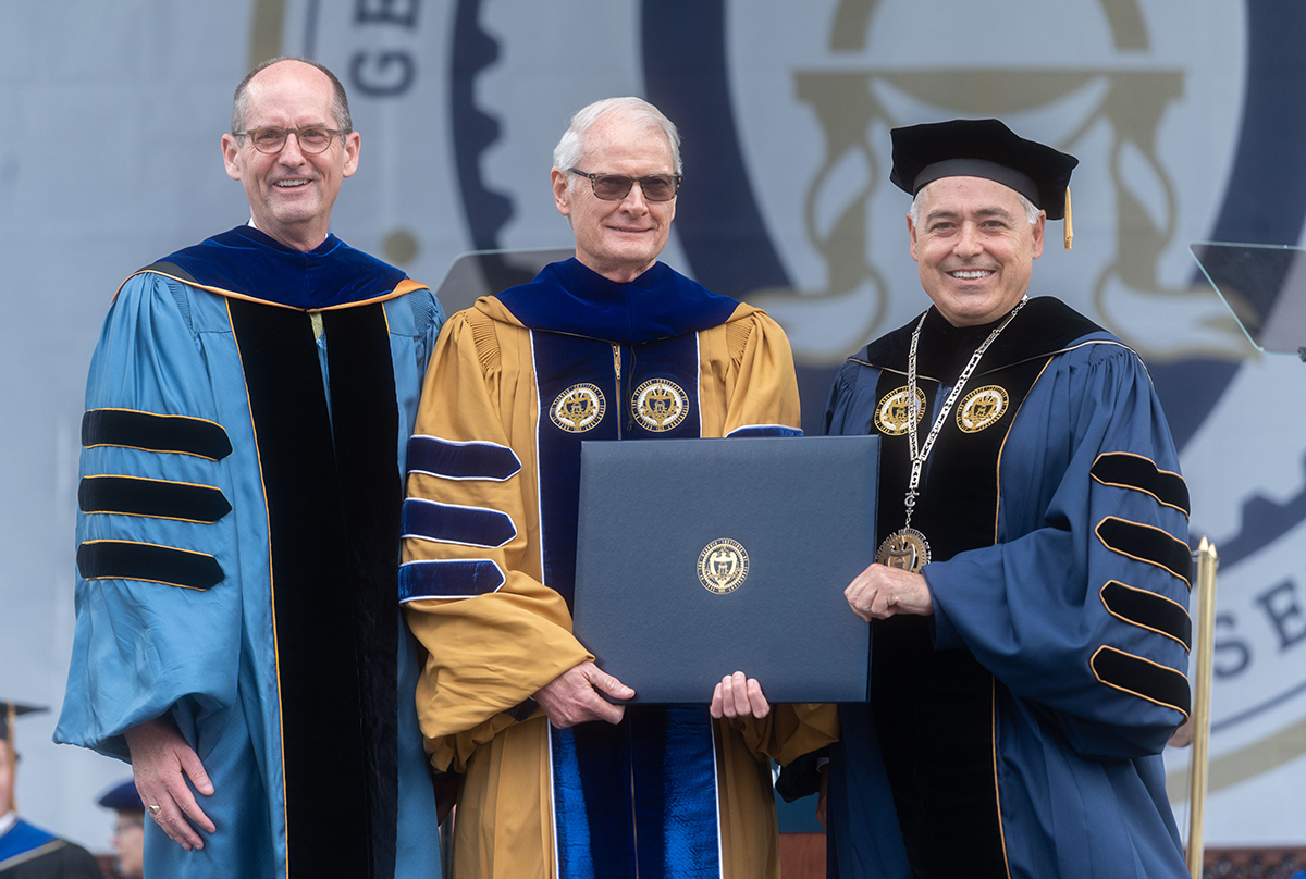 Dick Bergmark Receives an Honorary Degree at Georgia Tech Commencement