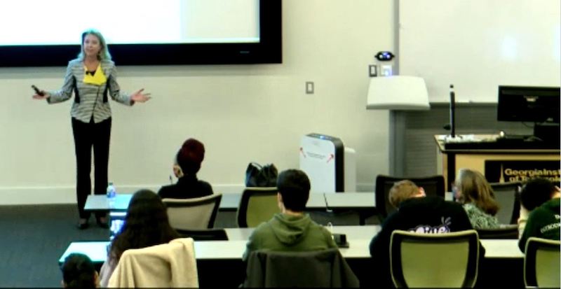 Beth Cabrera was a guest lecturer in a course on Resilience Building Strategies. 